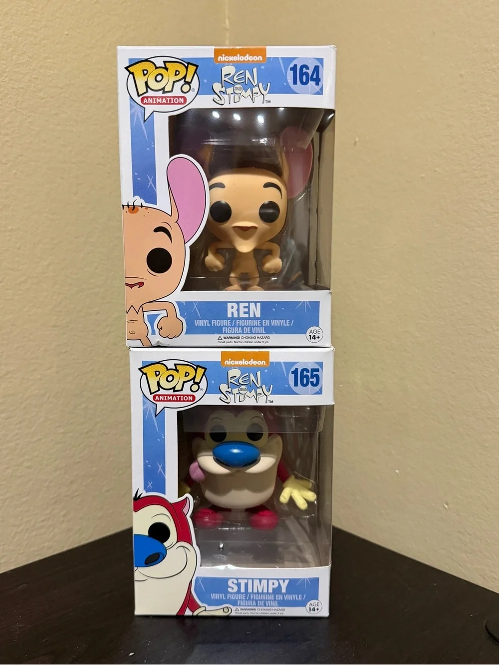 BNIB Funko Ren & Stimpy Pop! Vinyl Figures